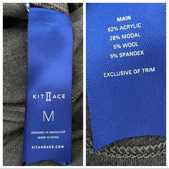 Kit and Ace Gray Burrow Turtleneck Oversized Sweater Size M - Picture 10 of 12